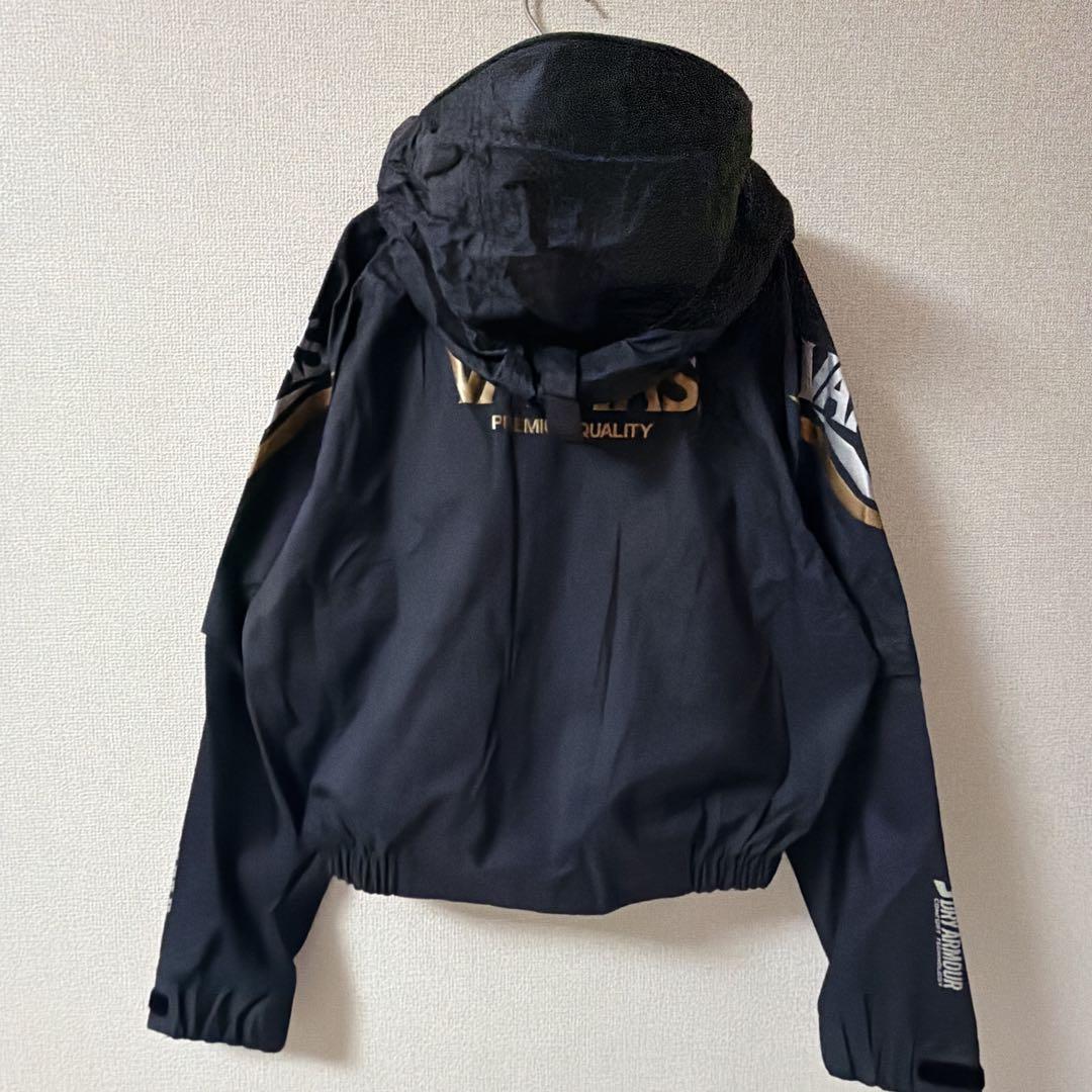 VARIVAS 】バリバス ドライアーマー フード付きレインウェア 釣具 黒M