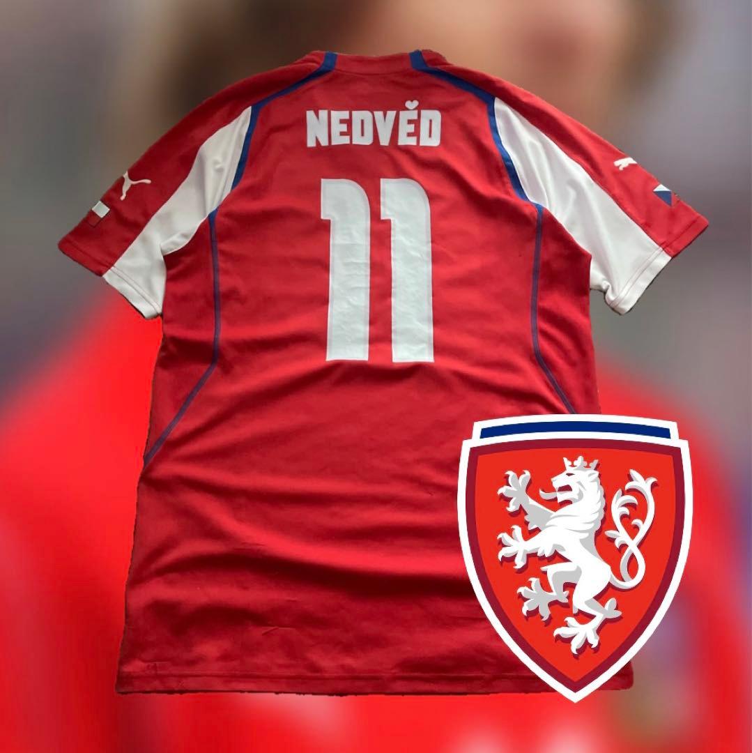 正規】04年 チェコ代表 ネドベド ネドヴェド サッカー ユニフォーム