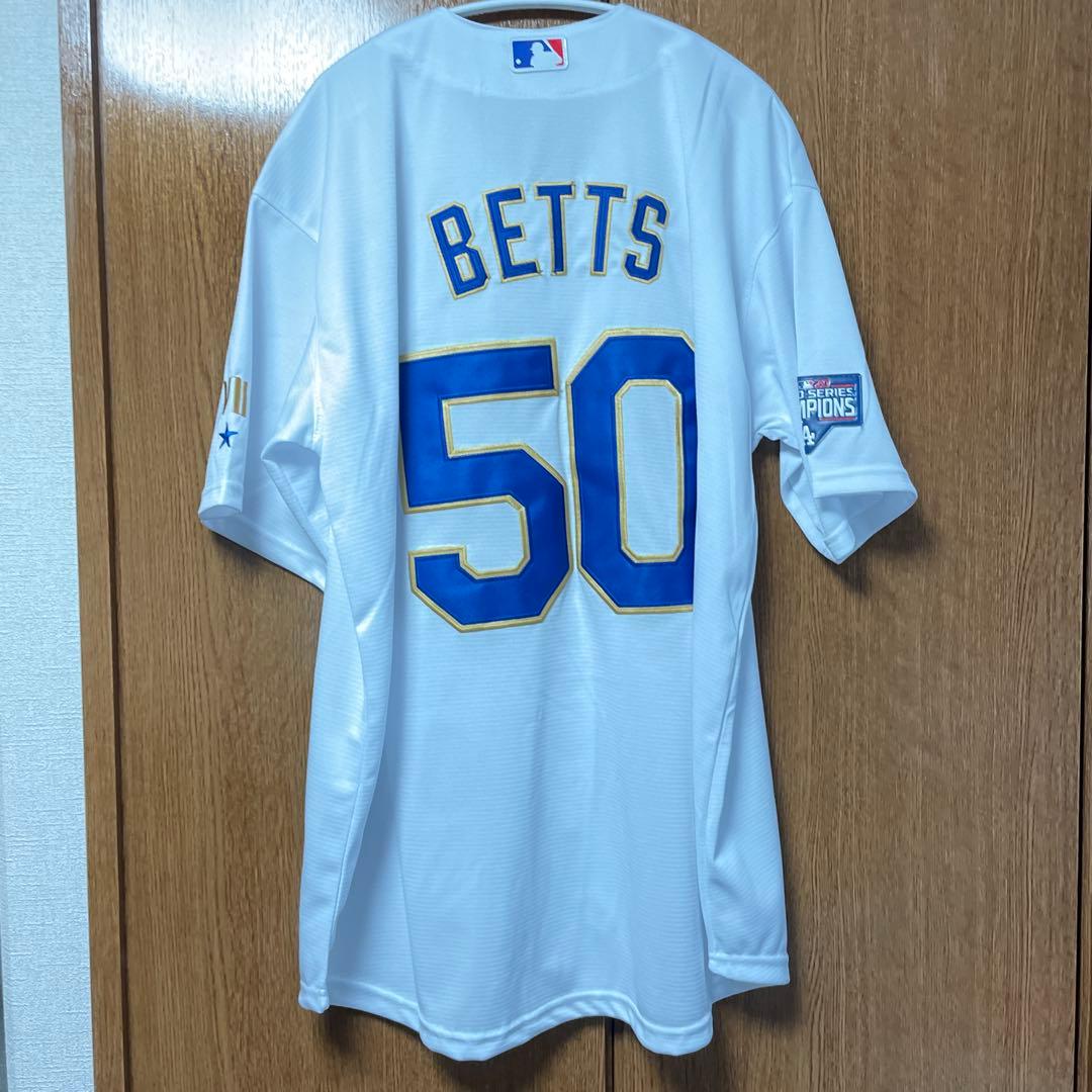 Dodgers BETTS ユニフォーム 50 - メルカリ