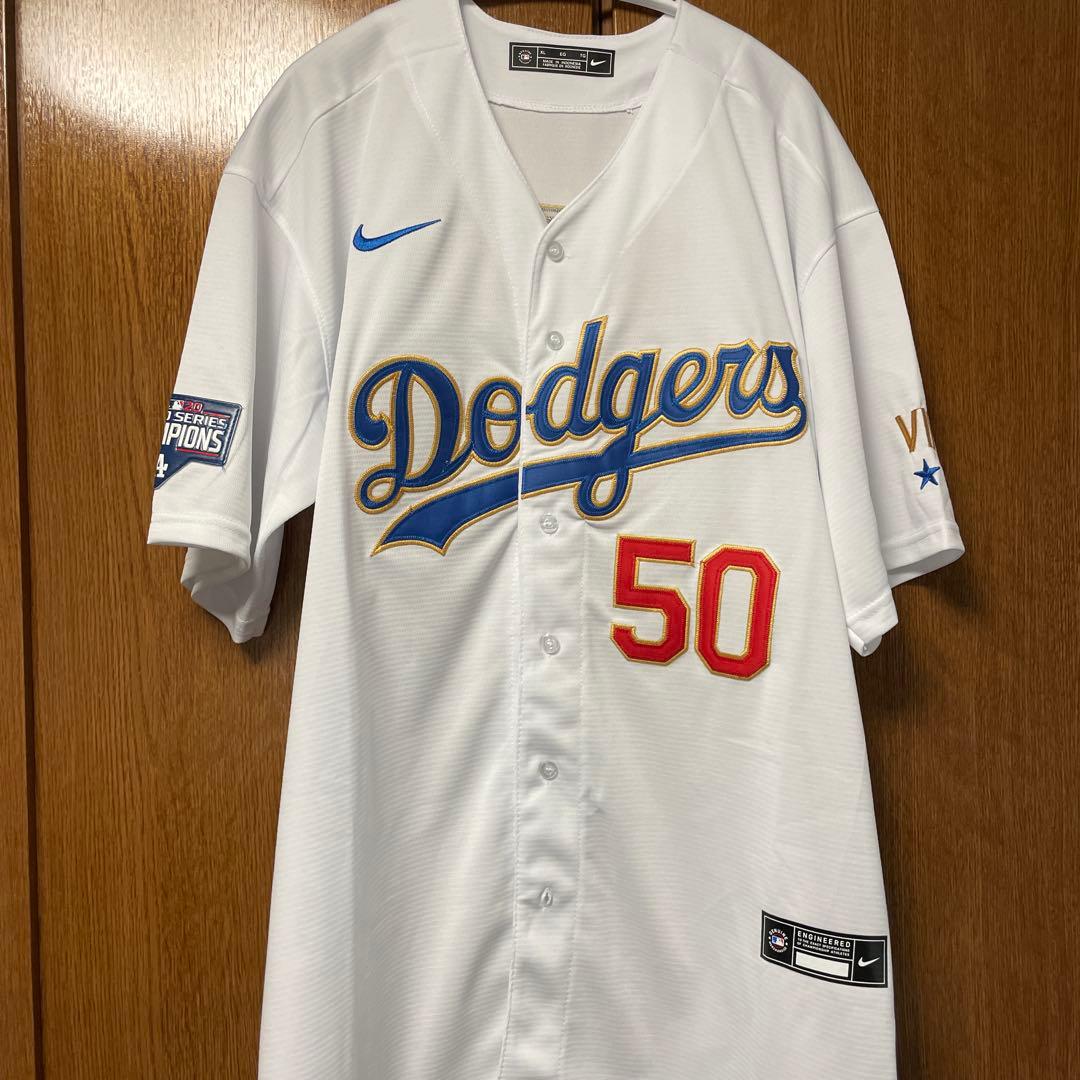 Dodgers BETTS ユニフォーム 50 - メルカリ