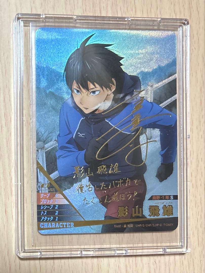 N*O様 ハイキュー!! バボカ!! BREAK 影山飛雄 サイン 秘 - メルカリ