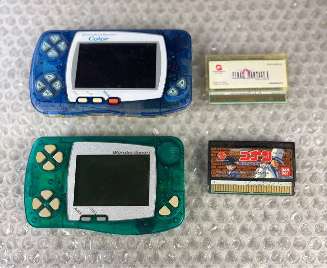 ジャンク ワンダースワンまとめ 本体×2 ソフト×2 - メルカリ