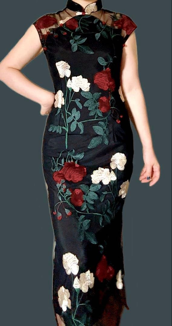 吉野竹治作、瑞雲文本焼色銅器の円筒形花瓶