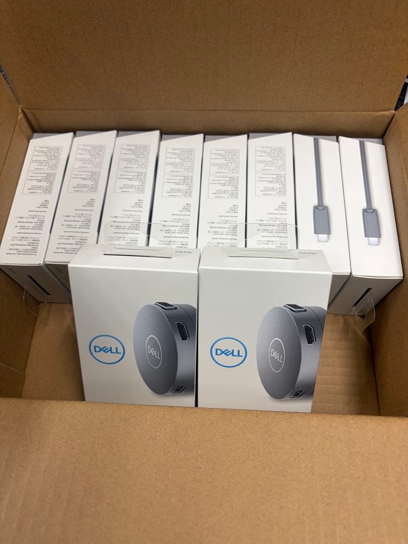 つーさん dell製　310DA 10個セット 楽天市場】Dell 7-in-1 ノートPC用端子拡張アダプタ USB3.1 接続 (VGA