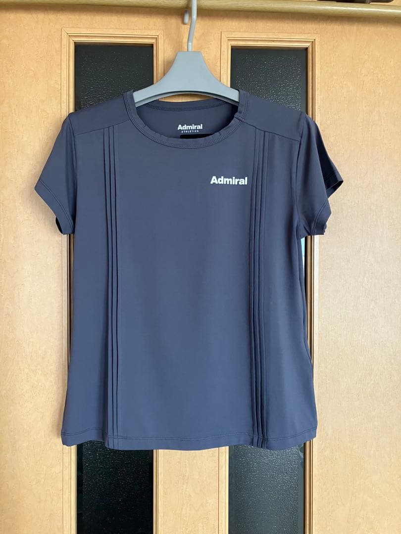 新品未使用　Admiral チャコール　ピンタックフレアスリーブTシャツ M ピンタックフレアスリーブTEE ATLA437 – ADMIRAL