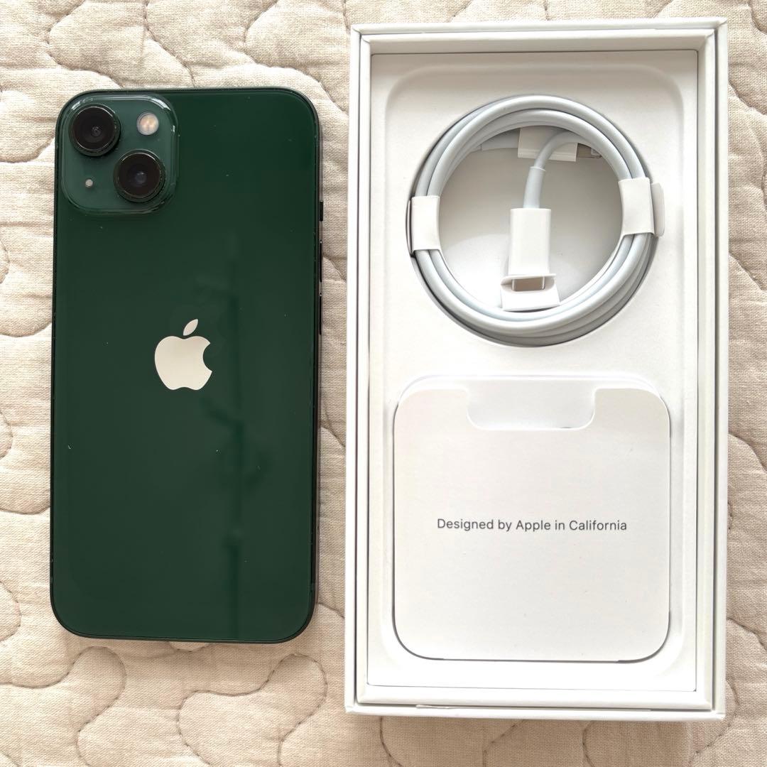 限定色】Apple iPhone 13 ダークグリーン 本体 - メルカリ