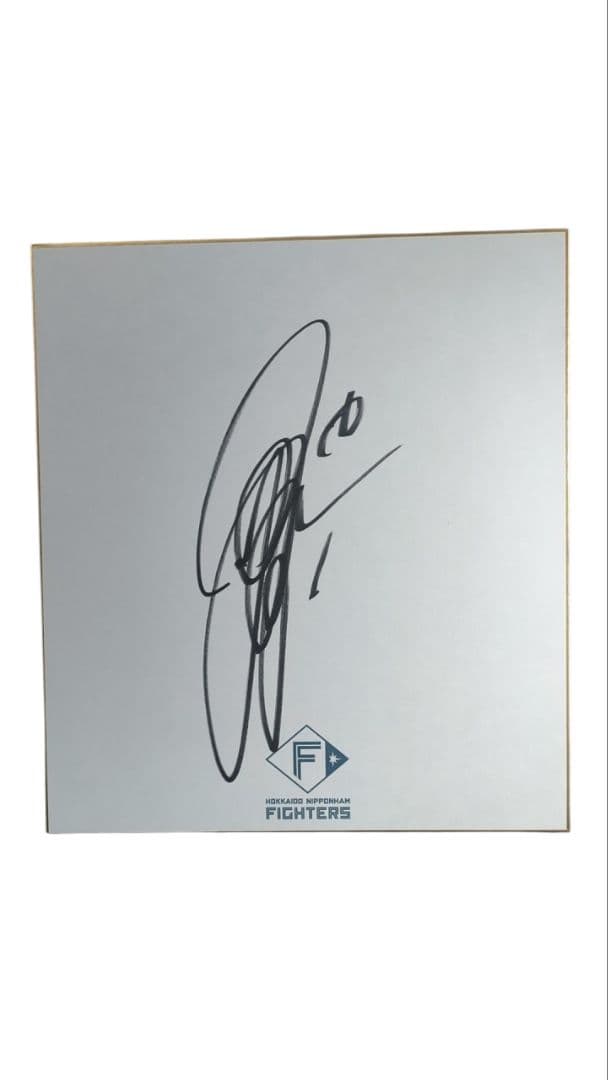 北海道 日本ハム ファイターズ 達 孝太 #16 直筆 サイン ロゴ 色紙