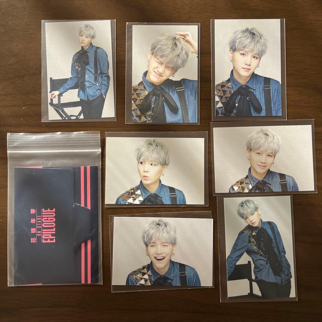 BTS 花様年華　エピログ　ミニフォト ユンギ　トレカ　コンプ 花様年華 EPILOGUE ミニフォト フォトカード テテ ジミン ユンギ