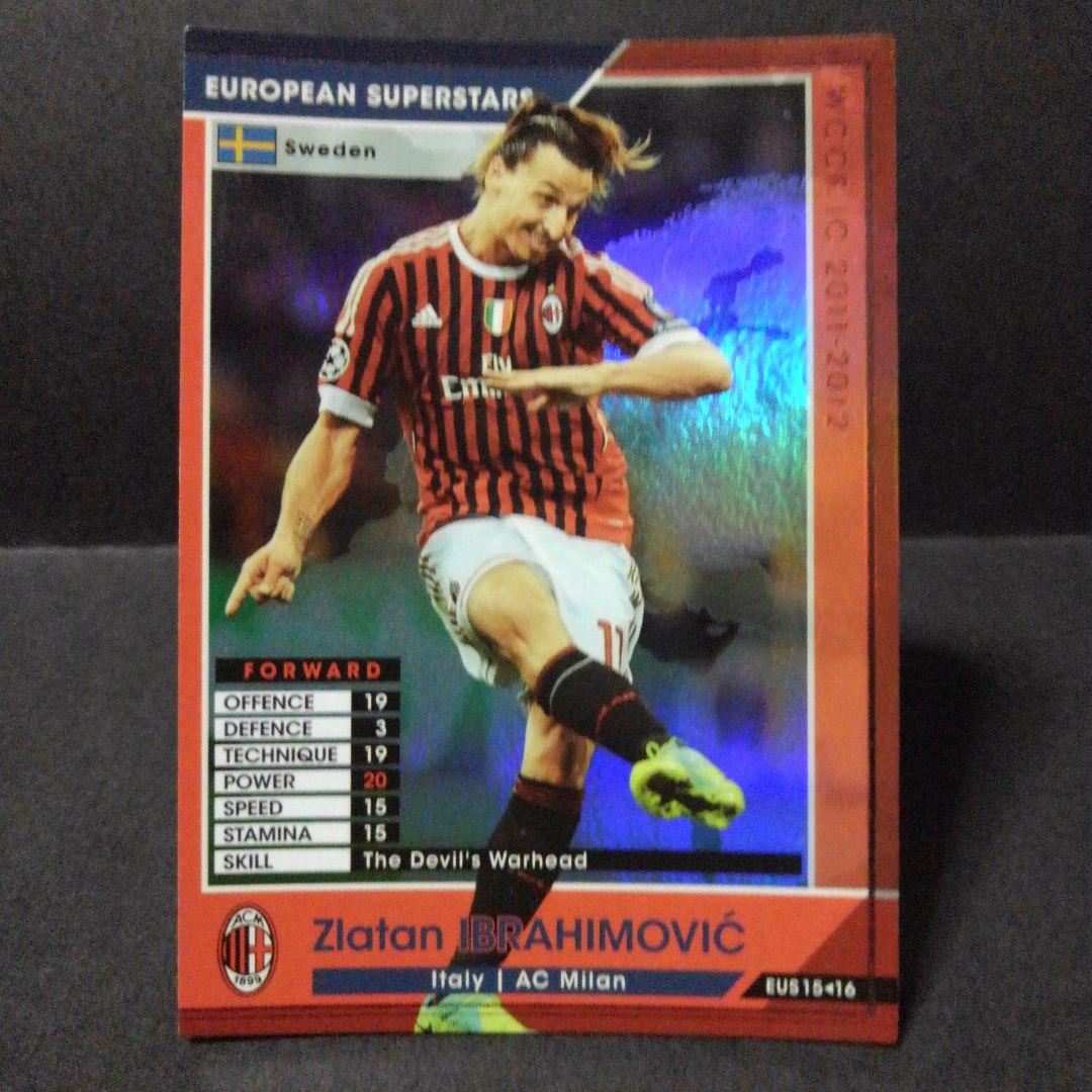 EUS イブラヒモビッチ 悪魔の弾道 WCCF PANINI A.C.ミラン - メルカリ