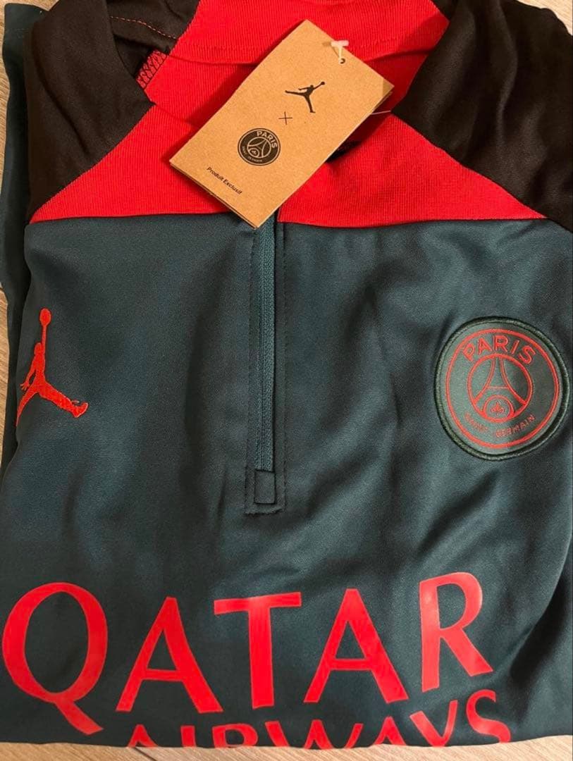 【PSG】NIKE×ジョーダン上下ウェア　人気モデル　ドリルトップMサイズ NIKE（ナイキ） ジョーダン メンズ サッカー/フットサル ライセンス