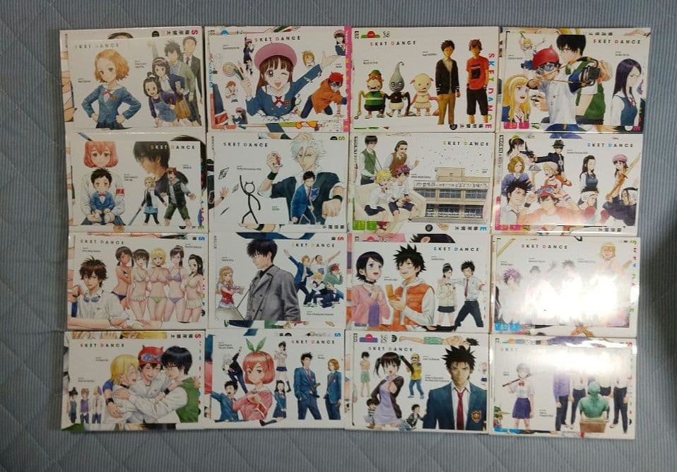 SKET DANCE スケットダンス 文庫版全16巻セット 全巻ポストカード付