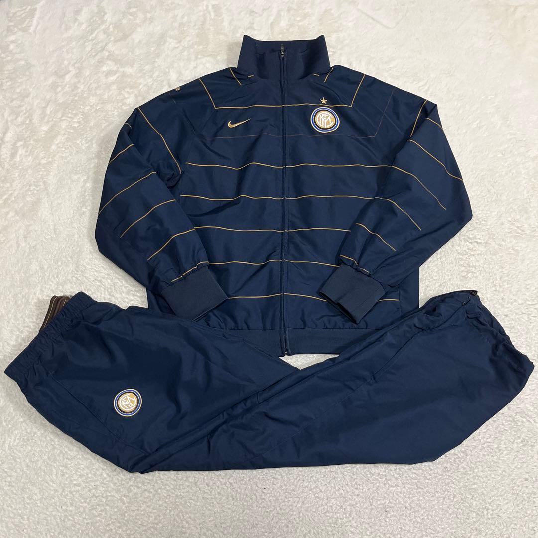 希少 NIKE インテル サッカージャージ セットアップ L 送料無料 - メルカリ