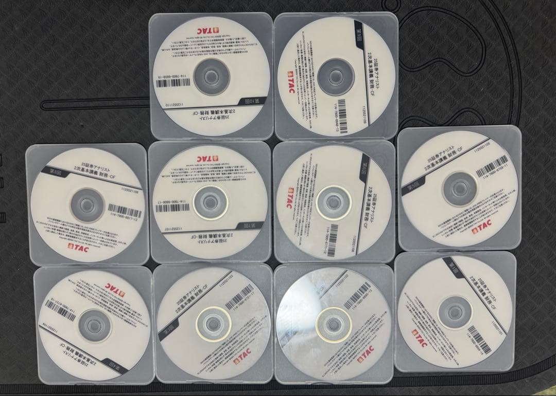 フルセット)TAC 証券アナリスト2025年2次試験総合入門本科生DVD60枚