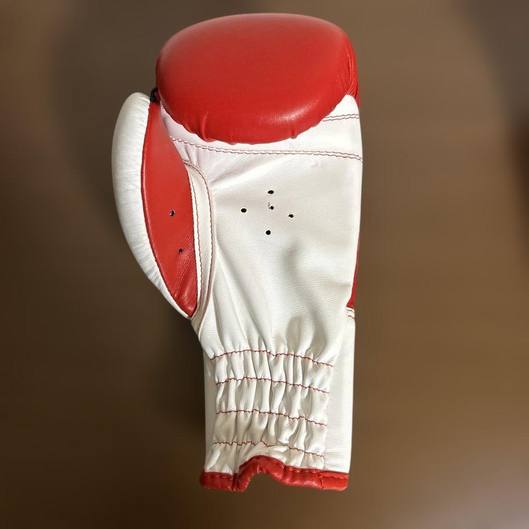 adidas ボクシンググローブ レッド/ホワイト kids用4oz - メルカリ