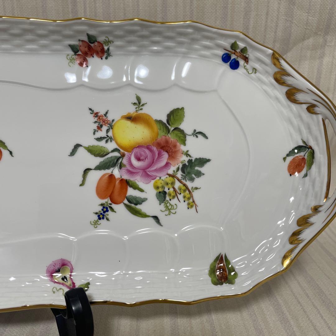 ヘレンド フルーツ柄 トレイ プレート サンドイッチプレート - メルカリ