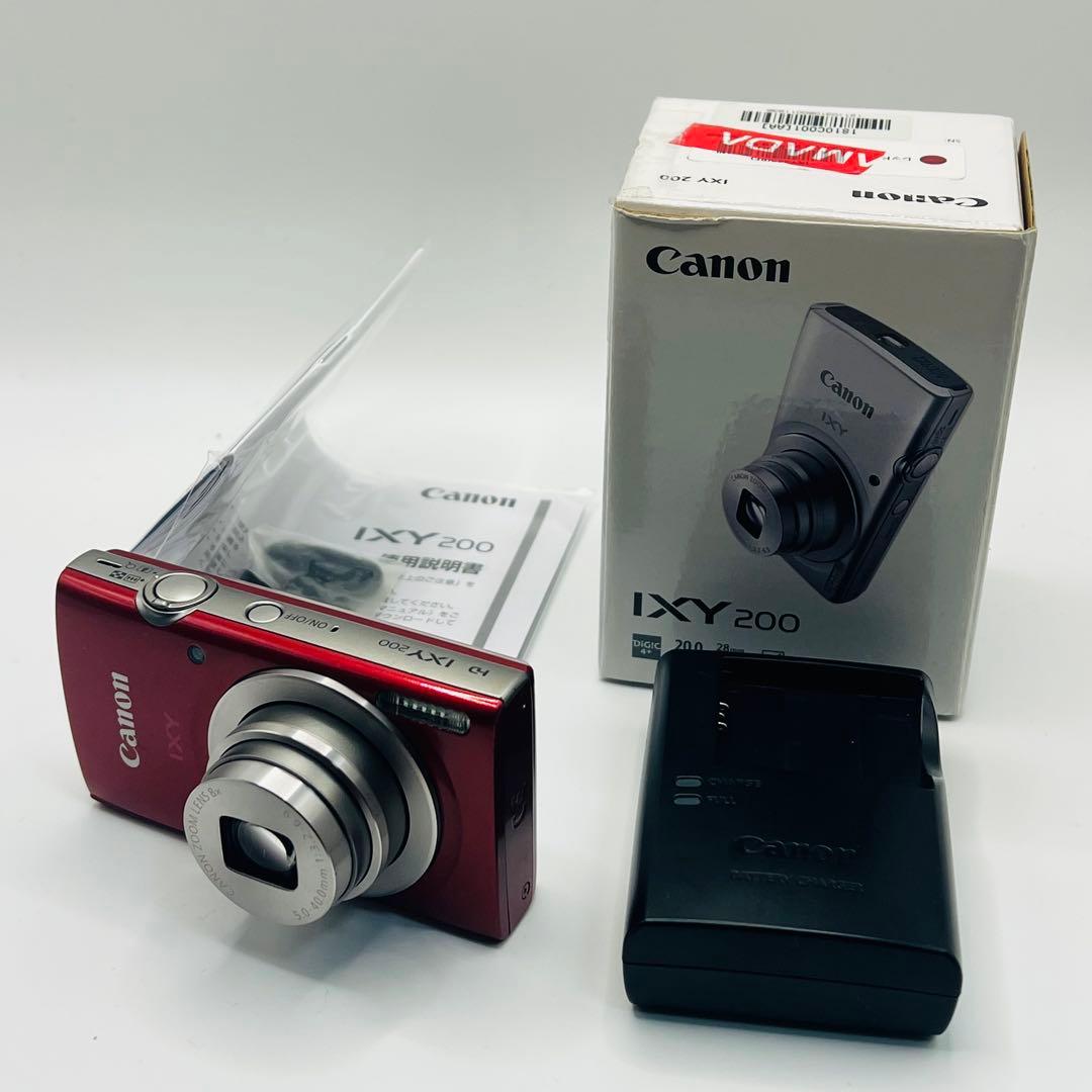 Canon IXY 200 レッド デジタルカメラ ジャンク - メルカリ