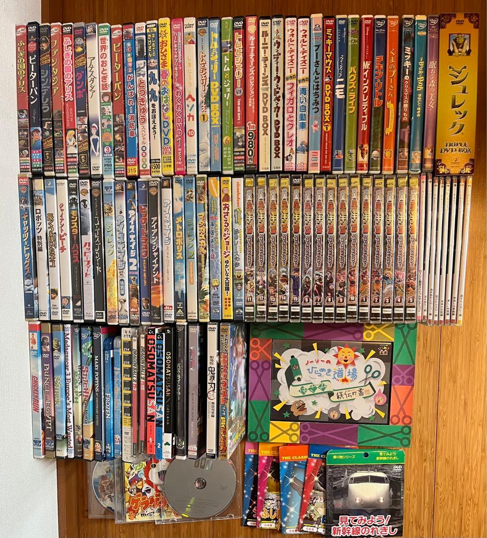 ディズニーなど子供向け DVD Blu-ray まとめ売り 約100枚以上 - メルカリ