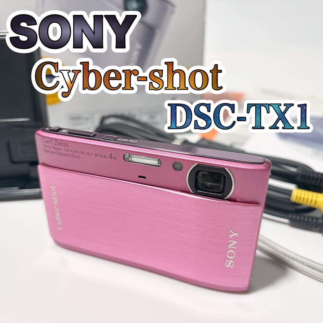 ✨動作良好✨ ソニー Cyber shot DSC-TX1 ピンク 防水 箱付き Sony Cyber ​​Shot DSC-TX1 10.2MP Digital Camera 4x Optical Zoom
