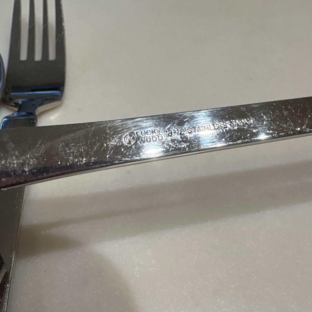 used品☆ラッキーウッド スカンジナビア 18-12 ディナーセット25本