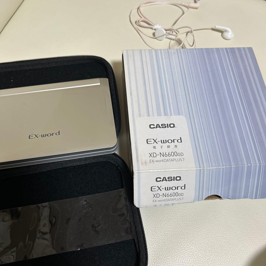 CASIO EX-word XD-N6600GD電子辞書 ほぼ未使用