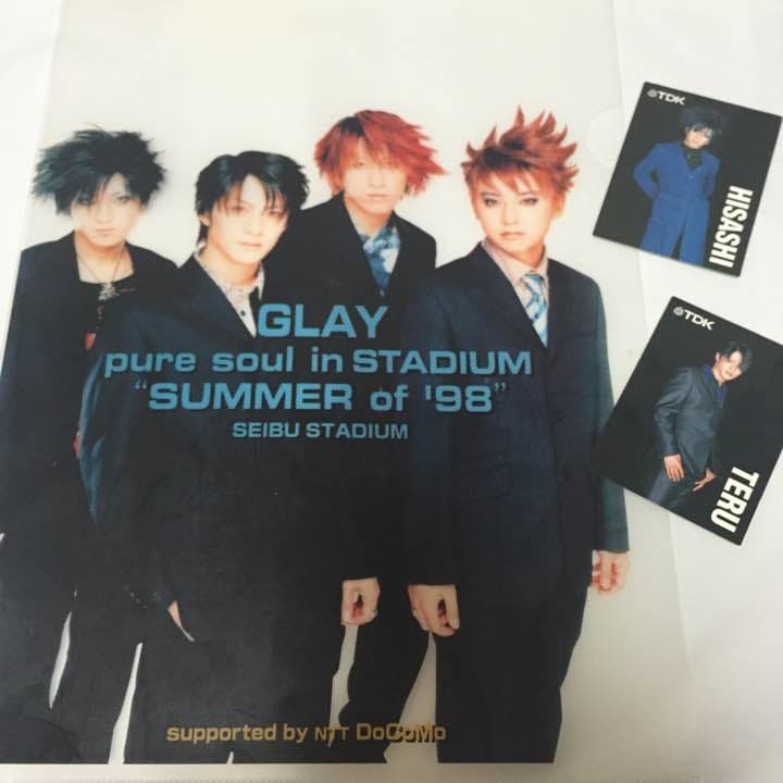 非売品レア【美品・未使用】GLAYグレイ☆広告ノベルティグッズ カード