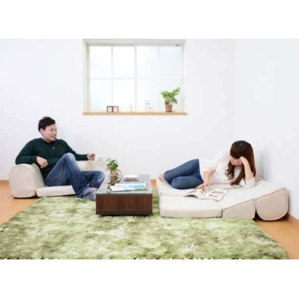 大特価♪ (DORIS) コーナーソファ ローソファ 3点セット リビング用