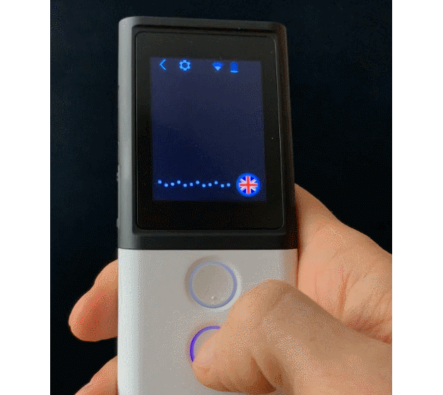 SIMカード内蔵でWi-Fi不要】200ヶ国で使える小型翻訳機。76言語対応