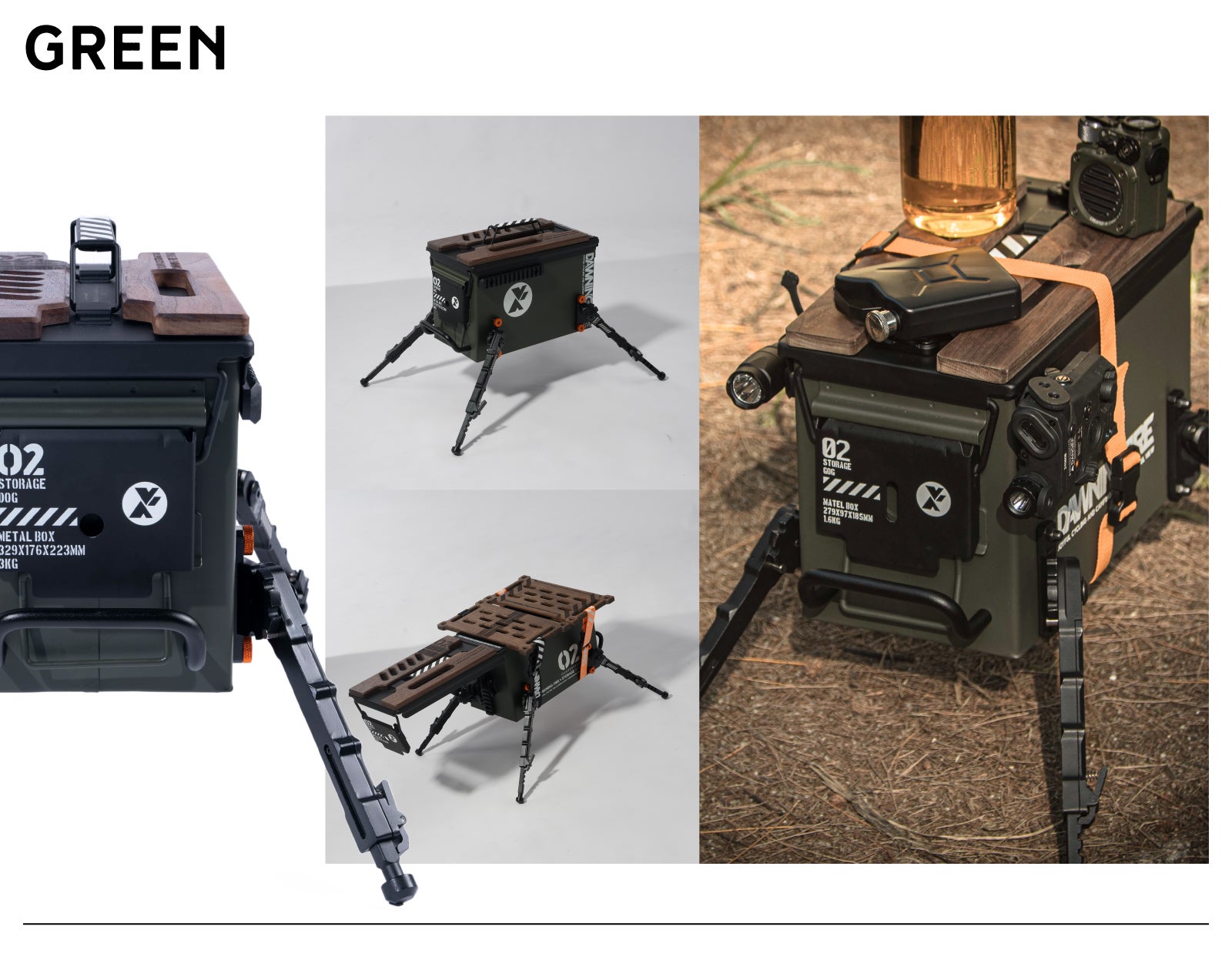 日本初上陸！弾薬箱をリメイクした無骨キャンプギア「ミリタリー