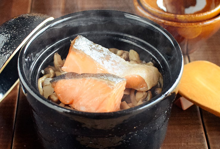 一人用】レンジで簡単！直火を超えた、旨み溶け出す本格ごはん 伊賀焼