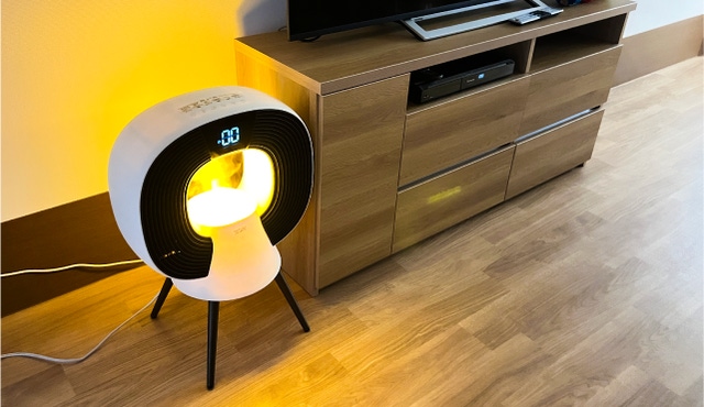 暖房・加湿器がこれ1台で】ゆらめく焚火で安らぎを。優しい暖かさの新