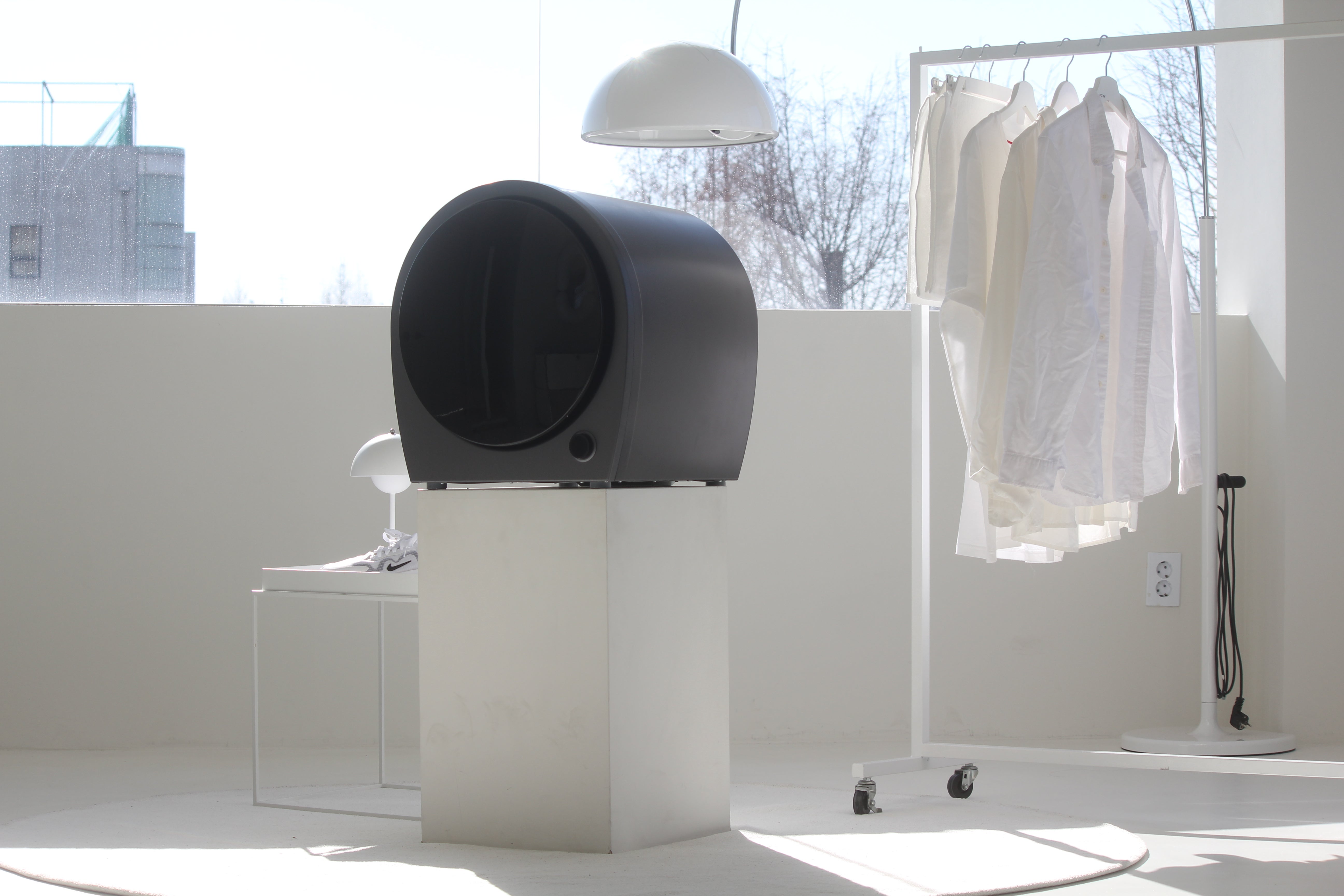 一度に3kgの大容量でらくらく衣類乾燥！次世代小型衣類乾燥機｜Biny