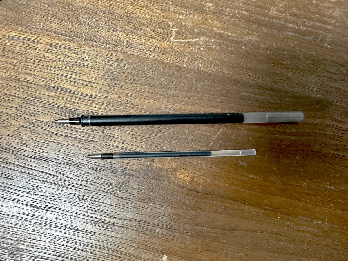 お気に入りのリフィル（替芯）をそのまま装着！書き心地が抜群な高級