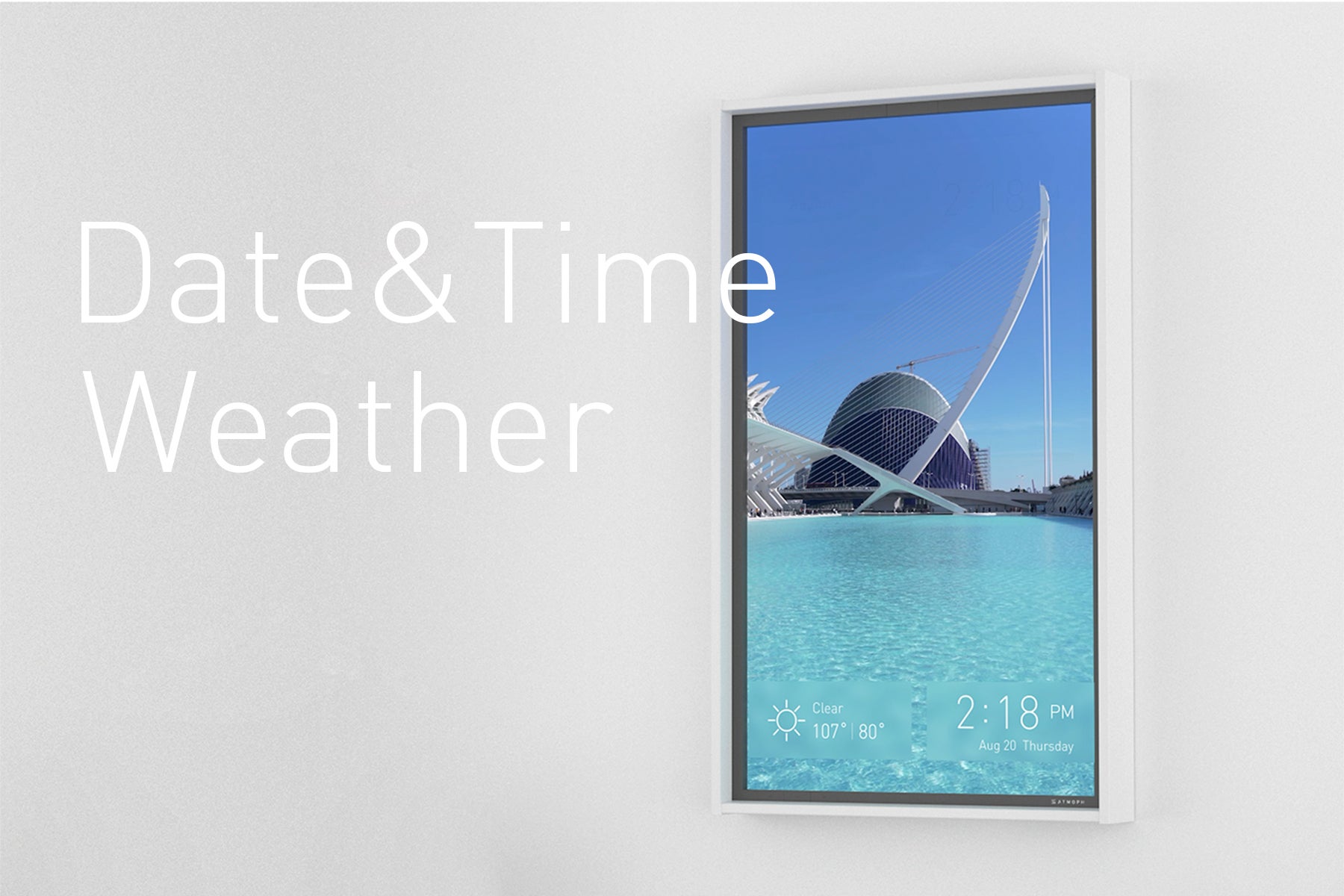 世界の風景で彩りを。窓型スマートディスプレイ「Atmoph Window 2