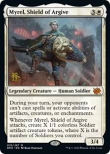 Myrel, Shield of Argive (Halo Foil) • Secret Lair: An Encyclopedia