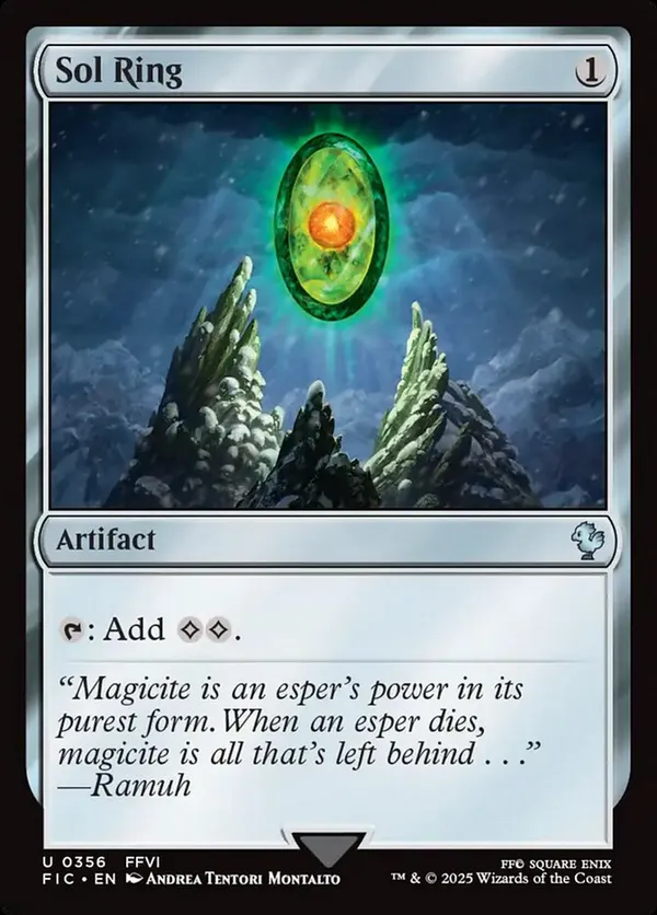 Sol Ring (Halo Foil) • Secret Lair: An Encyclopedia of Magic (SLC) #46