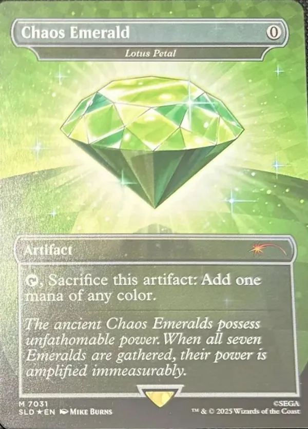 Chaos Emerald - Lotus Petal (7033) • Secret Lair Series (SLD) #7033