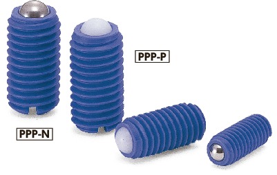 PPP-6-P｜プラスティックボールプランジャ M(並目)ねじの呼び M6｜NBK