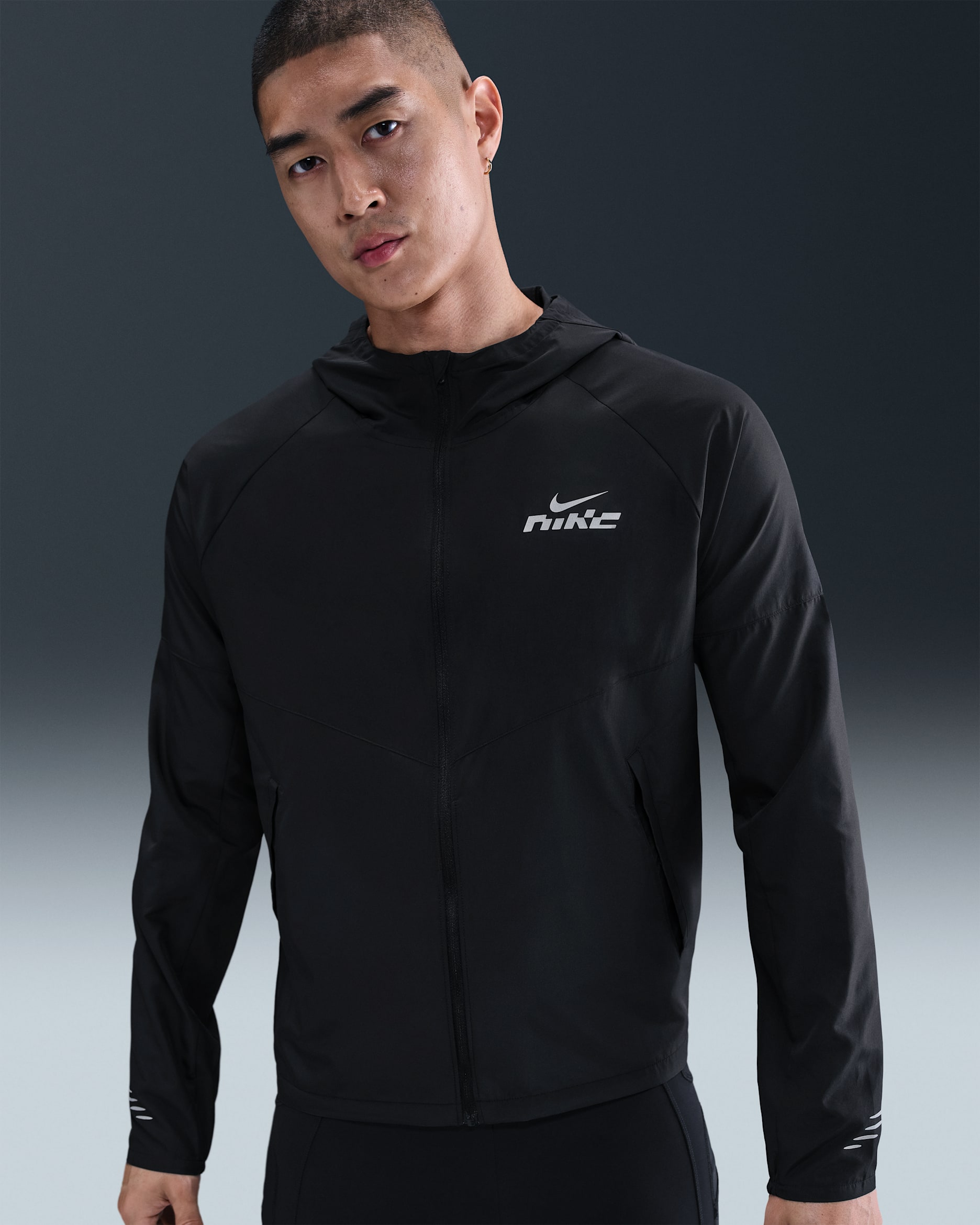 Nike Miler Flash Men's Water-Repellent Running Jacket. Nike JP