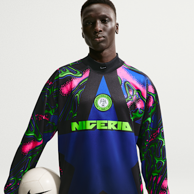 Nigeria Hollywood Keeper Men's Nike Soccer Shirt. Nike.com