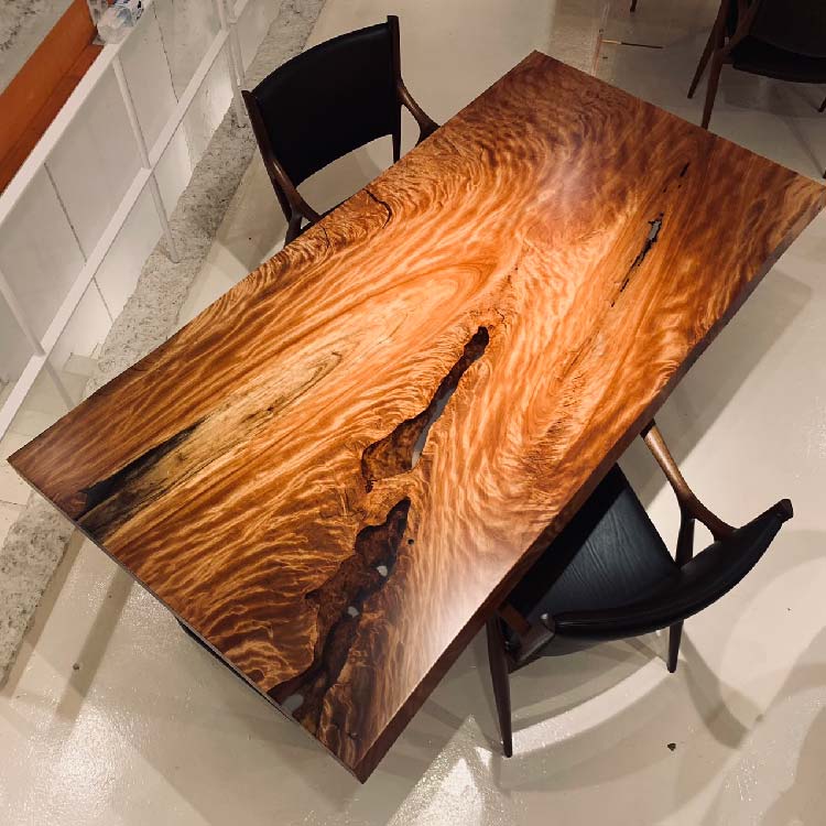 一枚板 ミズメザクラ / 水目桜(杢) 467-5 (W180cm) ダイニングテーブル