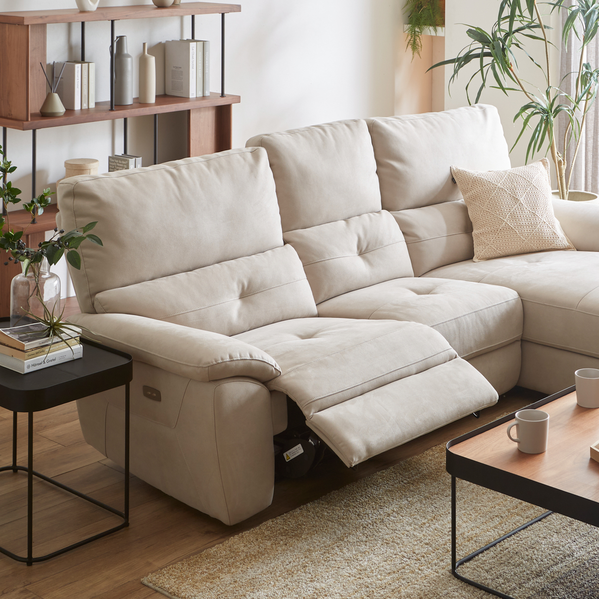 ドラゴ 左電動カウチソファ 幅242cm ｜ RELAX FORM®/リラックス