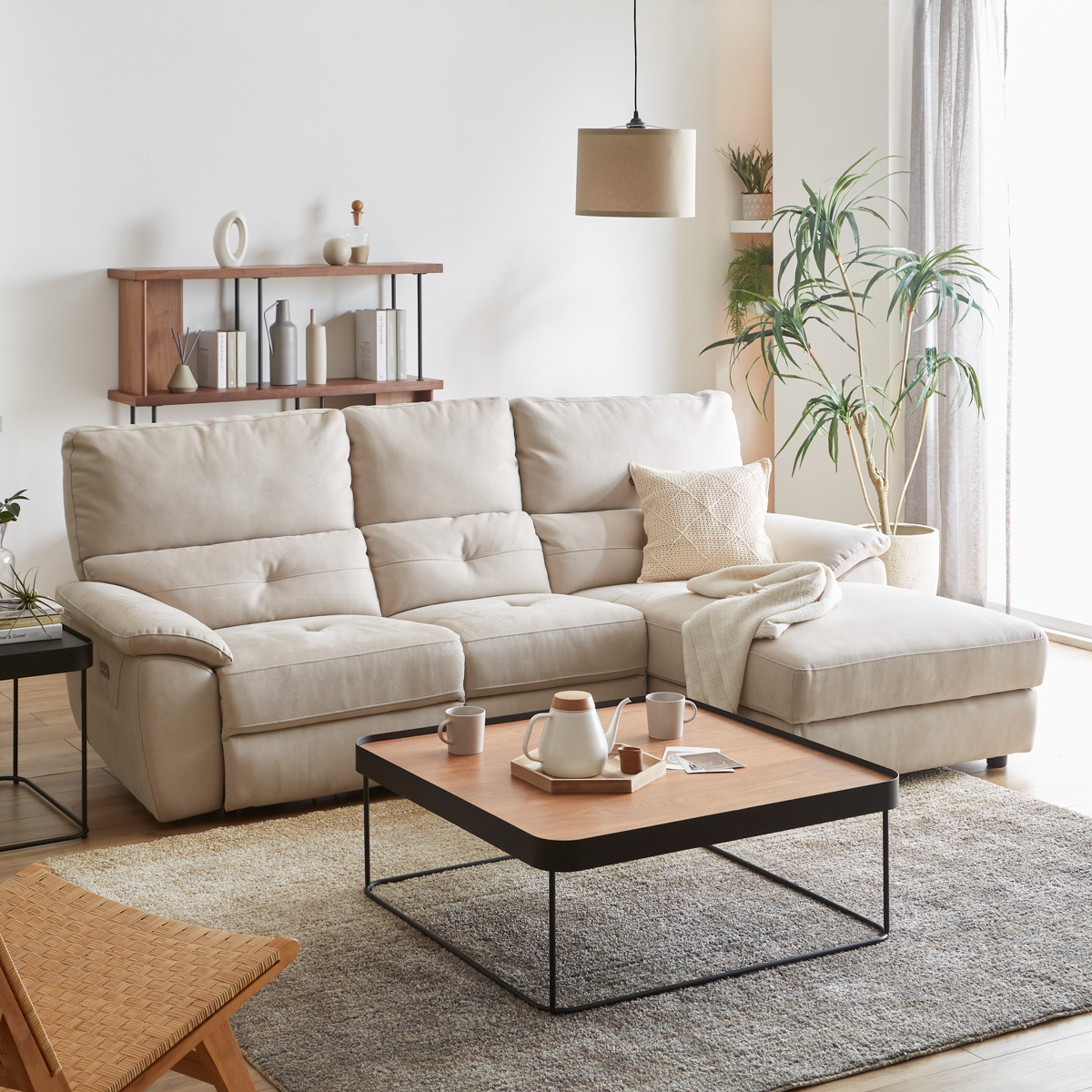 ドラゴ 左電動カウチソファ 幅242cm ｜ RELAX FORM®/リラックス