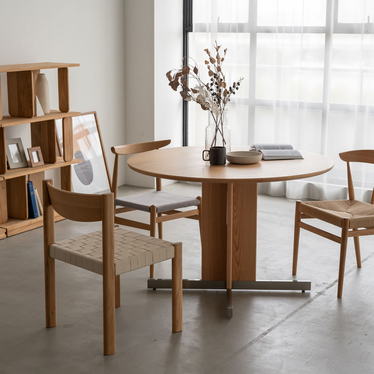 オアロ ダイニングテーブル 円形｜家具・インテリア通販の関家具【公式】