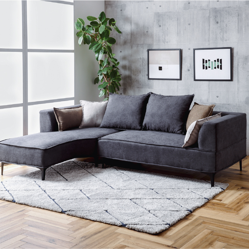 右カウチ コモル ライトグレージュ【EC限定】 ｜家具・インテリア通販