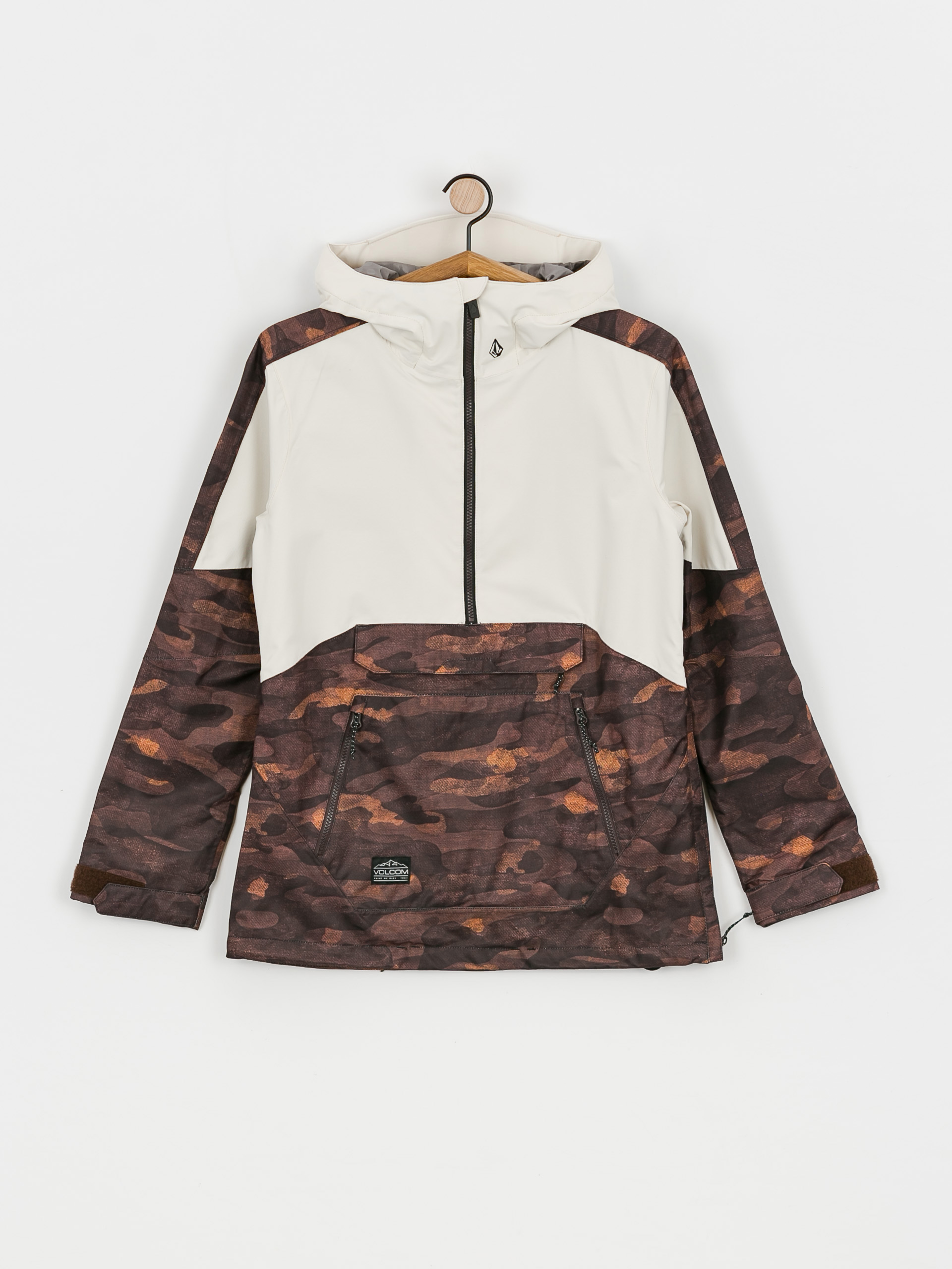 Volcom Mirror Pullover Snowboard jacket Wmn - brown (dusk camo)