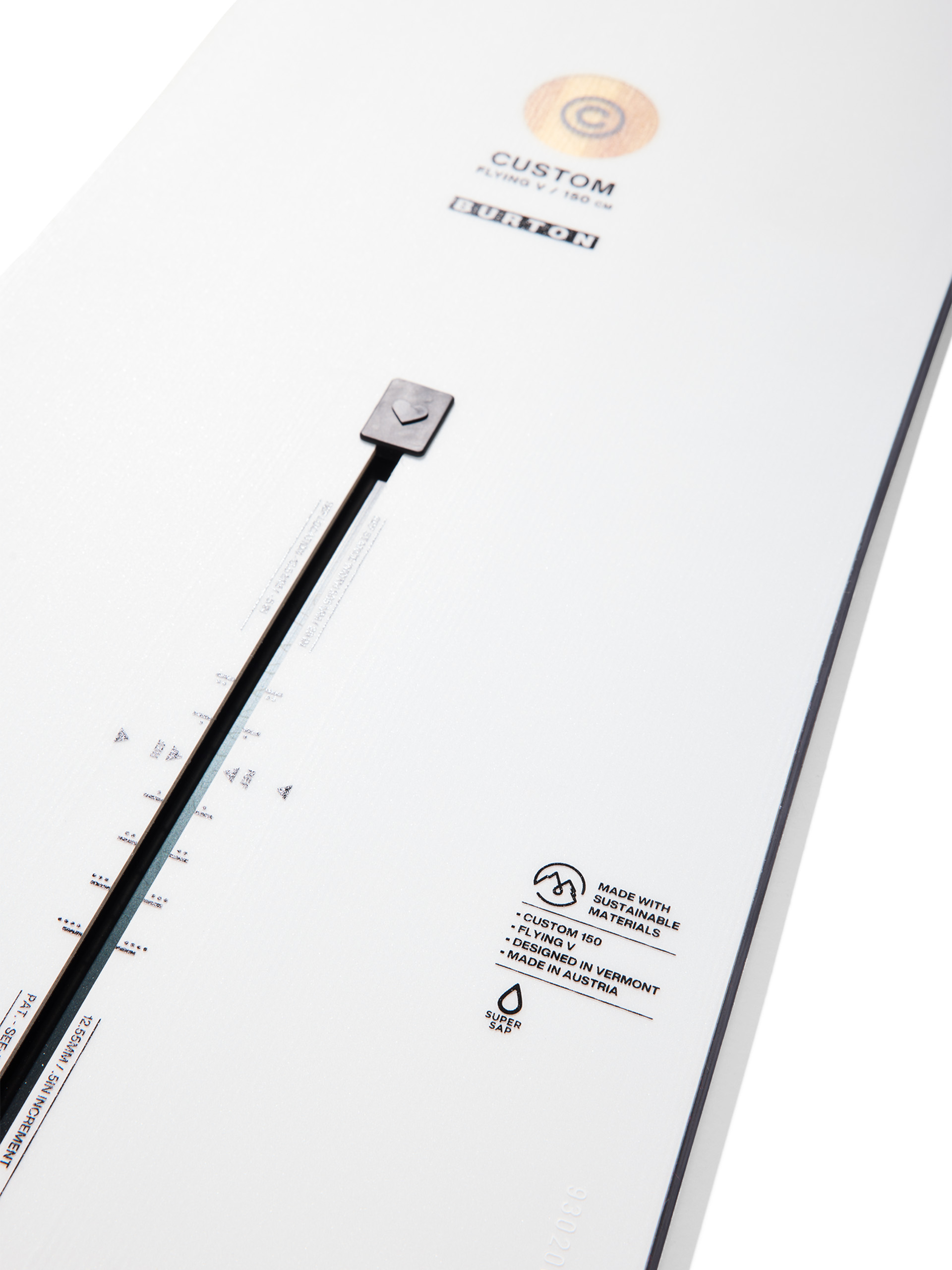 Burton Snowboard Custom Flying V - white (white)