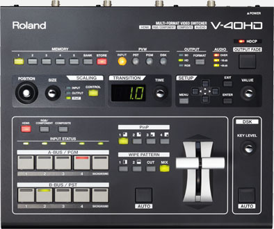 Roland Pro A/V - V-40HD | マルチフォーマット・ビデオ・スイッチャー