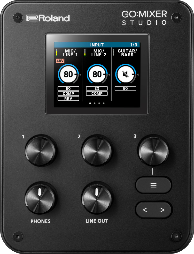 Roland - GO:MIXER STUDIO | Audio Mixer/Interface