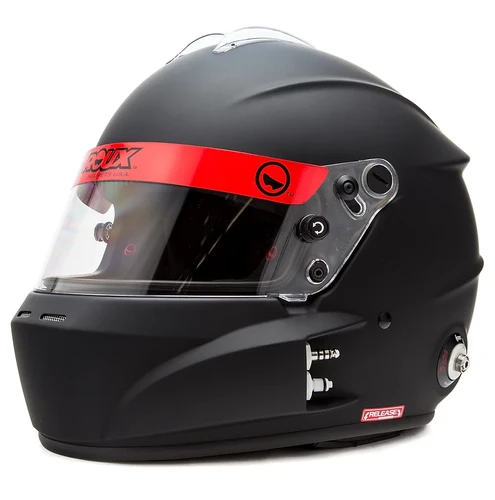 Roux R-1F Fiberglass Racing Helmet - SNELL SA2020 | SPEEDCOM