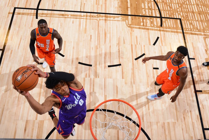 八村塁がダンクショーで観客を魅了！若手版オールスターで6本のダンク